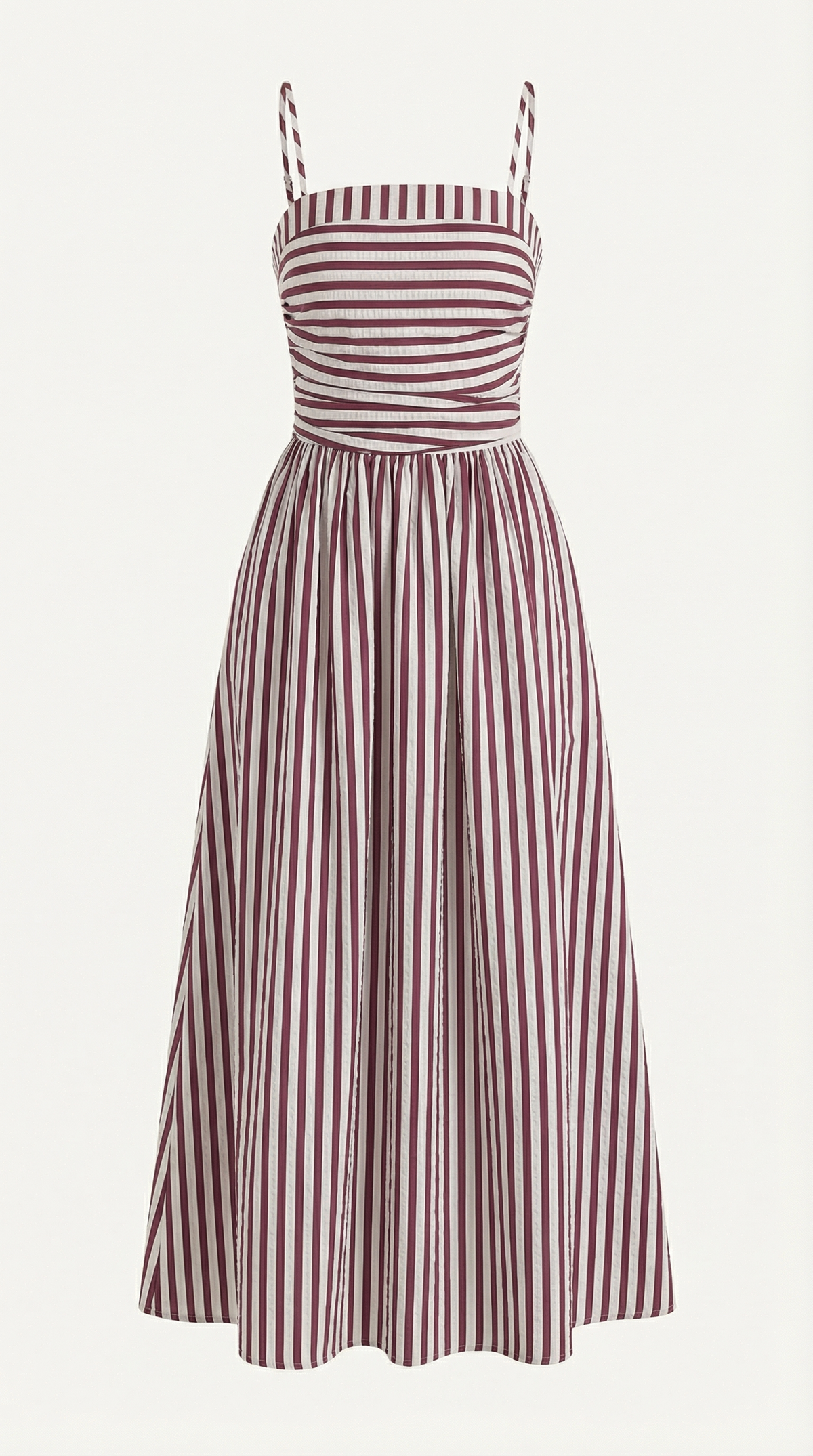 Sandra | Vestido Largo de Rayas