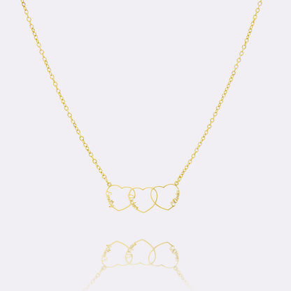 Collar Personalizado con Nombre en Forma de Corazón