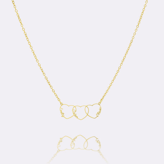 Collar Personalizado con Nombre en Forma de Corazón