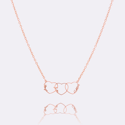 Collar Personalizado con Nombre en Forma de Corazón