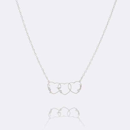 Collar Personalizado con Nombre en Forma de Corazón