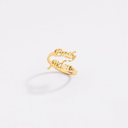 Anillo de Nombre Personalizado