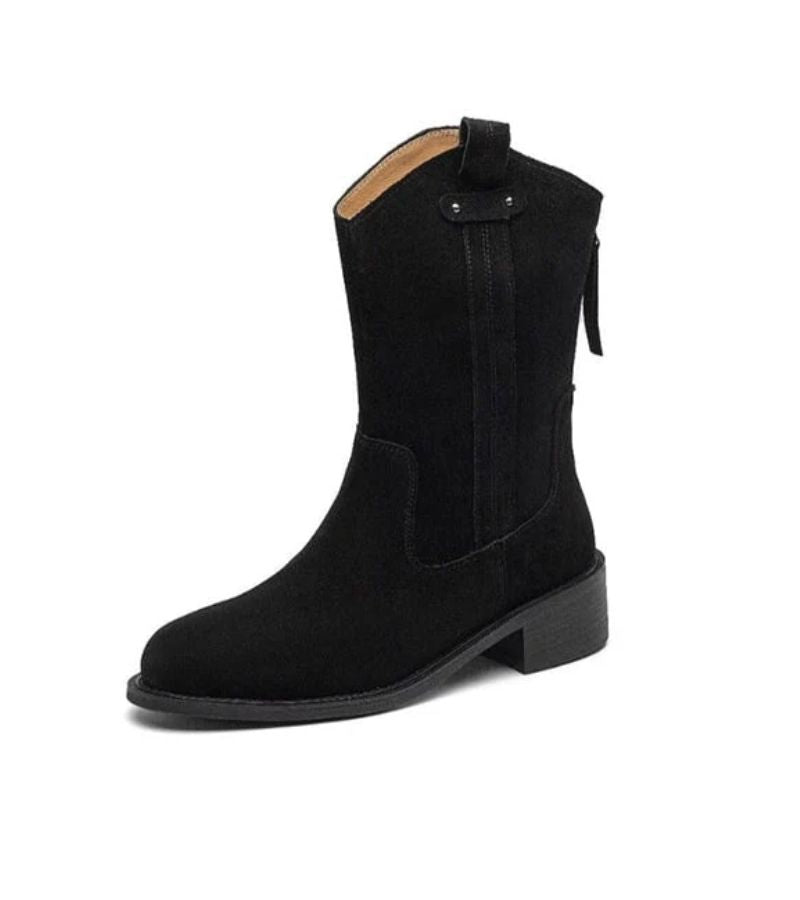 Rodeo | Botines de 100% Cuero Velour y Suela de Tendón de Buey