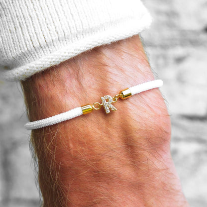 Pulsera Ajustable con Inicial