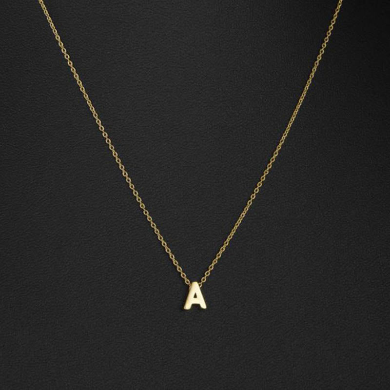Collar Inicial Personalizado Minimalista en Oro o Plata