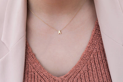 Collar Inicial Personalizado Minimalista en Oro o Plata