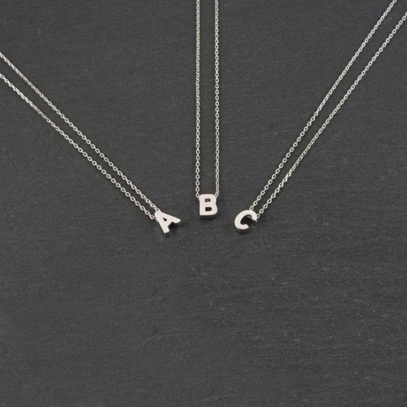 Collar Inicial Personalizado Minimalista en Oro o Plata