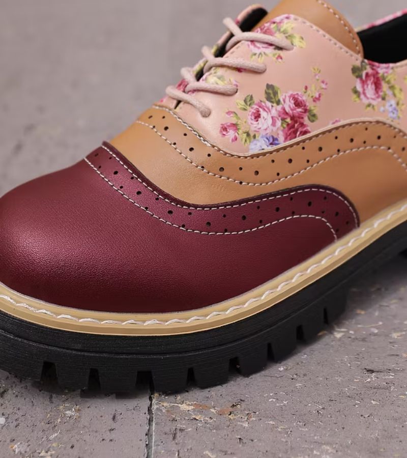 Azucena | Francesinas Florales con Soporte Plantar
