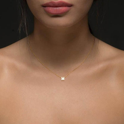 Collar Inicial Personalizado Minimalista en Oro o Plata