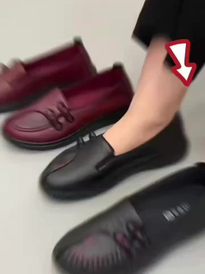 Carmen™ | Mocasines de Piel Confort con Bordado Floral