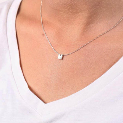 Collar Inicial Personalizado Minimalista en Oro o Plata