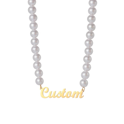 Collar Personalizado con Nombre de Perlas