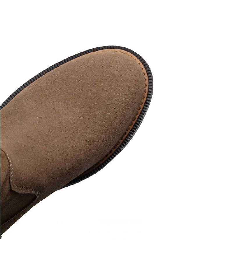 Rodeo | Botines de 100% Cuero Velour y Suela de Tendón de Buey