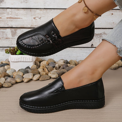 Carmen™ | Mocasines de Piel Confort con Bordado Floral