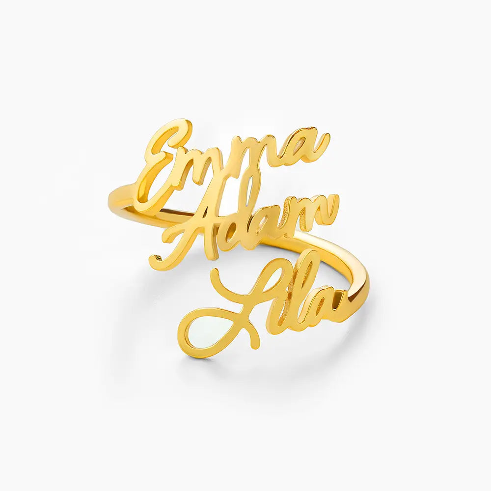 Anillo de Nombres Personalizado