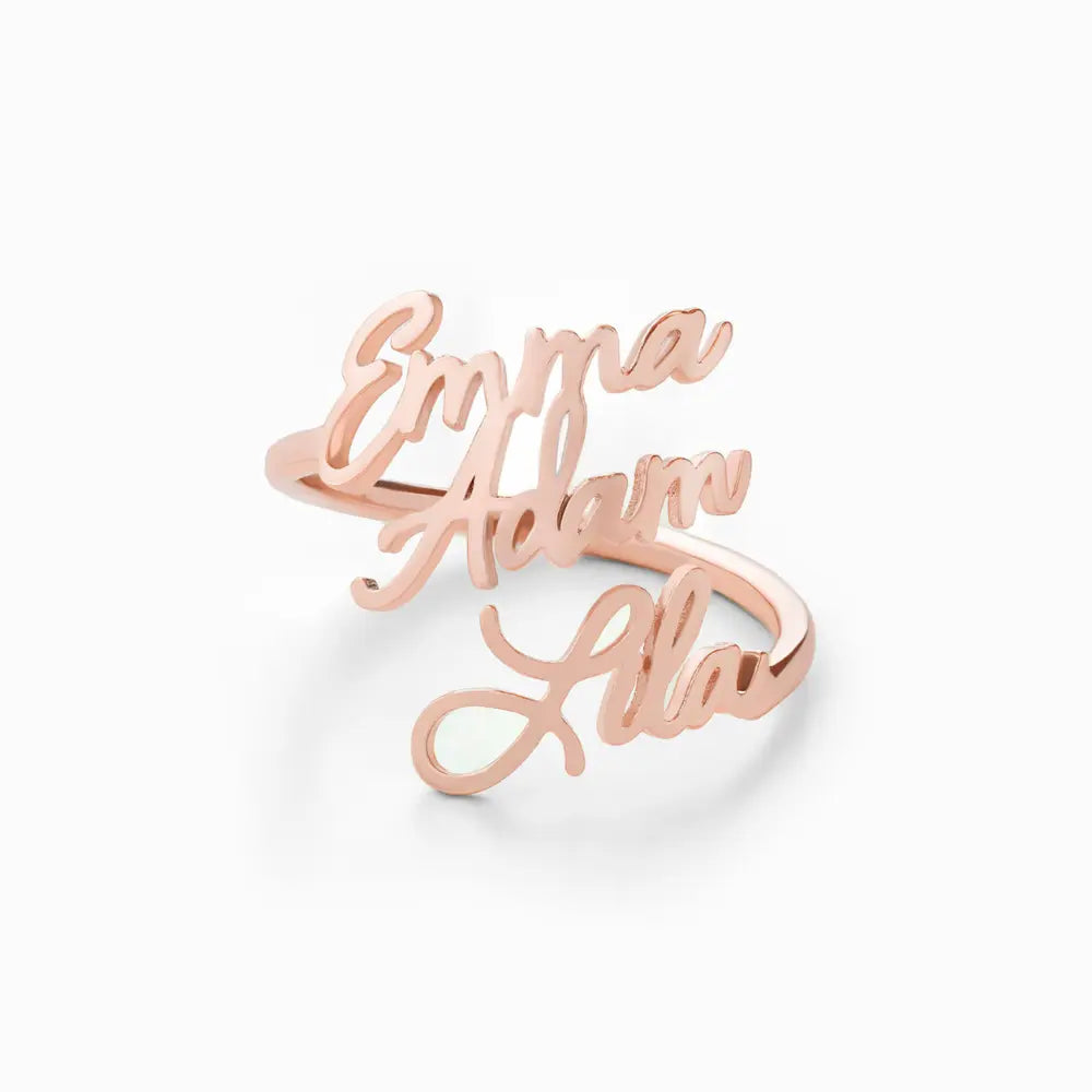 Anillo de Nombres Personalizado