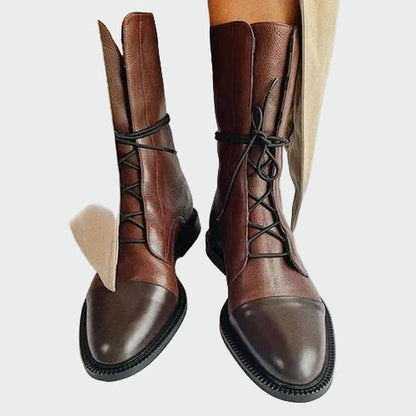 Botas de cuero ortopédicas
