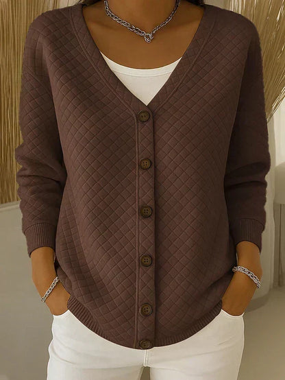 Leonor | Chaqueta de Punto Acolchada con Botones