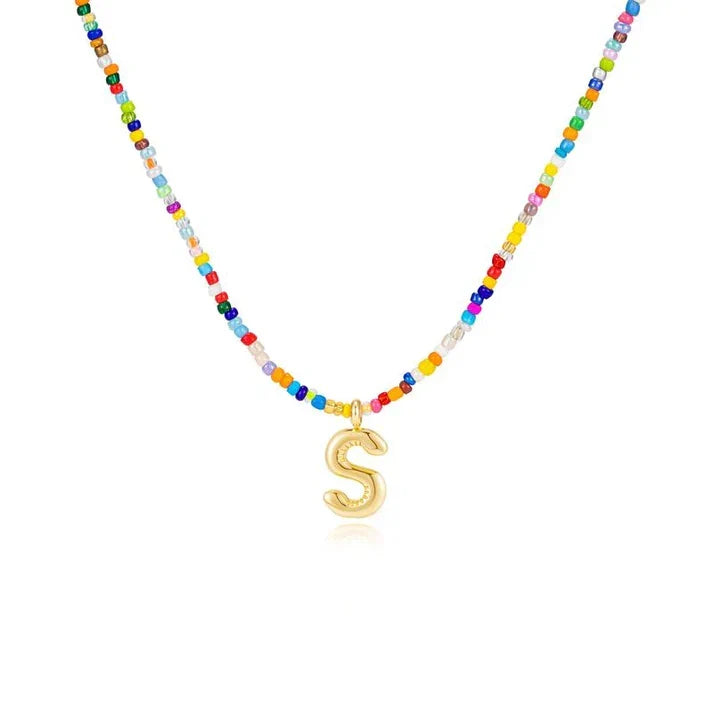Collar de Inicial Colorida