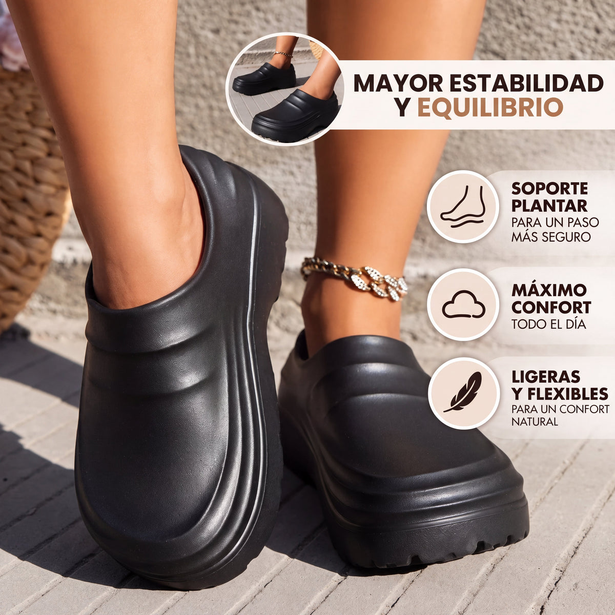 Brisa | Zuecos Antideslizantes y Ultra-Ligeros