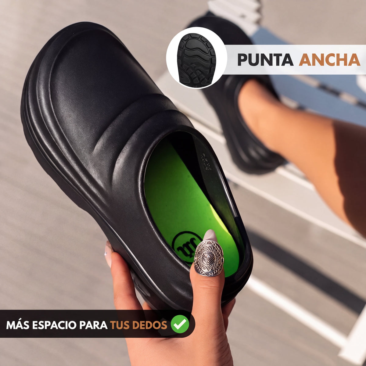 Brisa | Zuecos Antideslizantes y Ultra-Ligeros