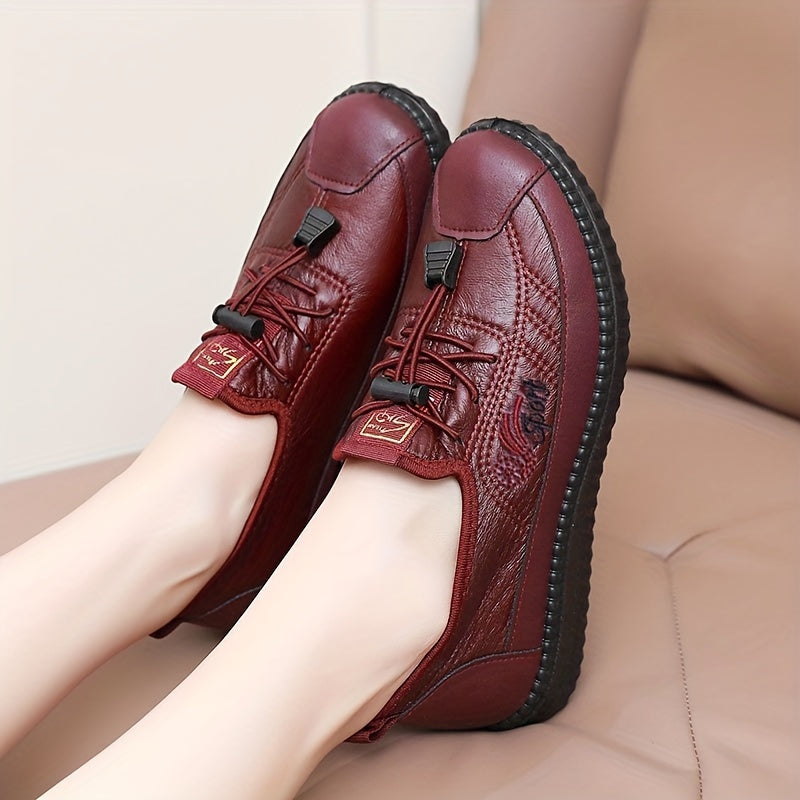 Rosa – Zapatilla cómoda con suela suave y bordado de flores