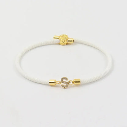 Pulsera Ajustable con Inicial