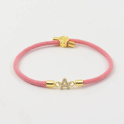 Pulsera Ajustable con Inicial