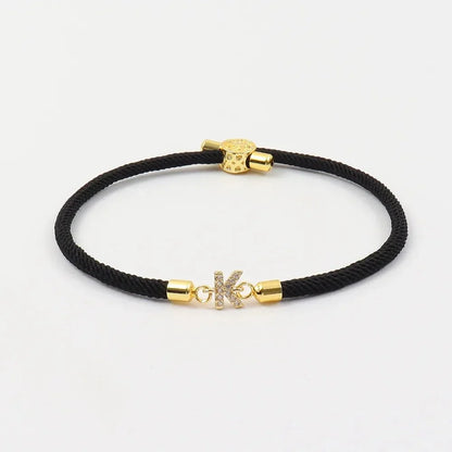Pulsera Ajustable con Inicial