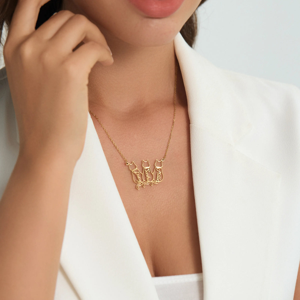 Collar Personalizado con Nombre de Gato