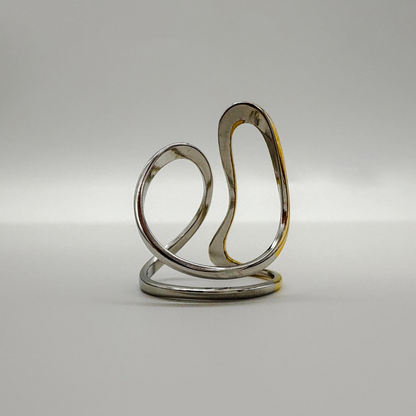 Anillo Ondulado Bicolor