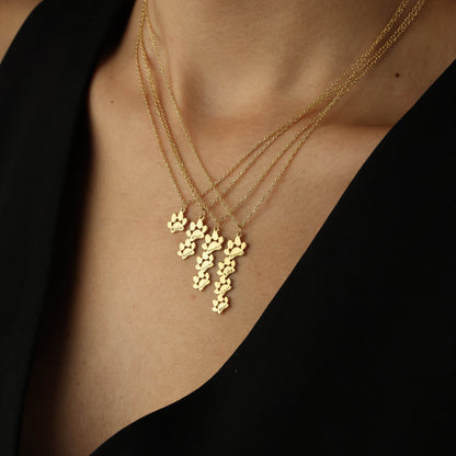 Collar o Pulsera con Huella de Patas