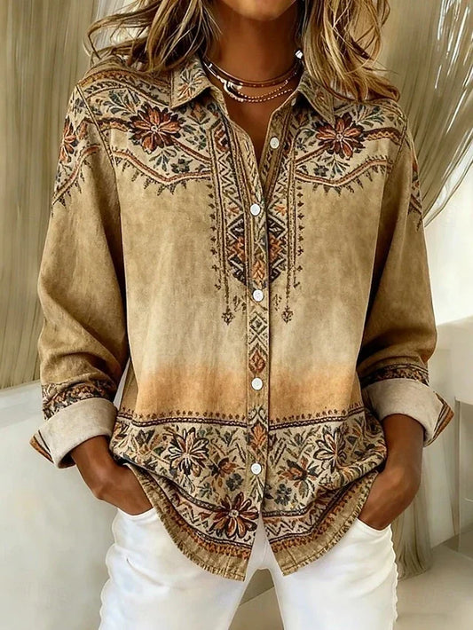 Rexanna | Blusa vintage con estampado floral