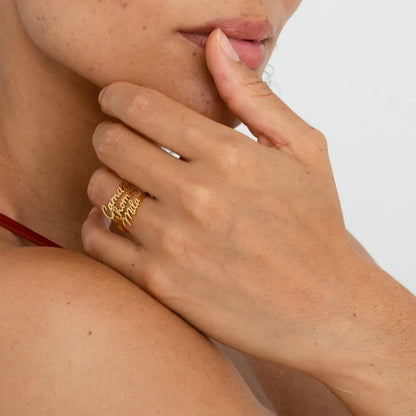 Anillo de Nombres Personalizado