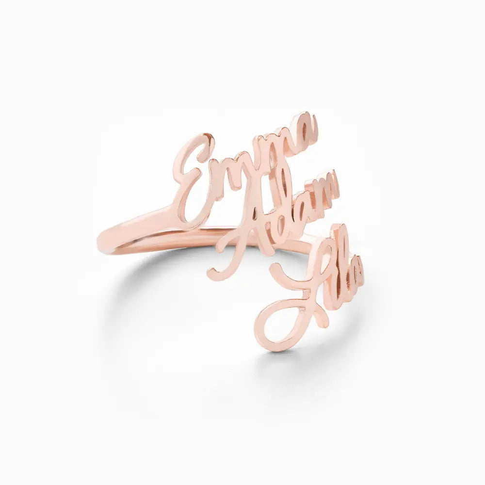 Anillo de Nombres Personalizado