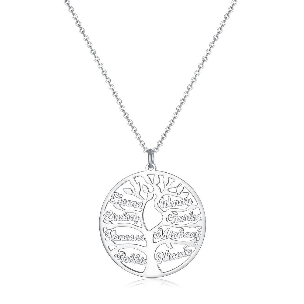 Collar Personalizado de Árbol Genealógico