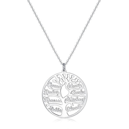 Collar Personalizado de Árbol Genealógico