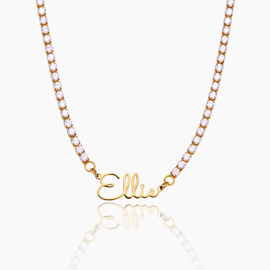 Collar de Tenis con Nombre Personalizado