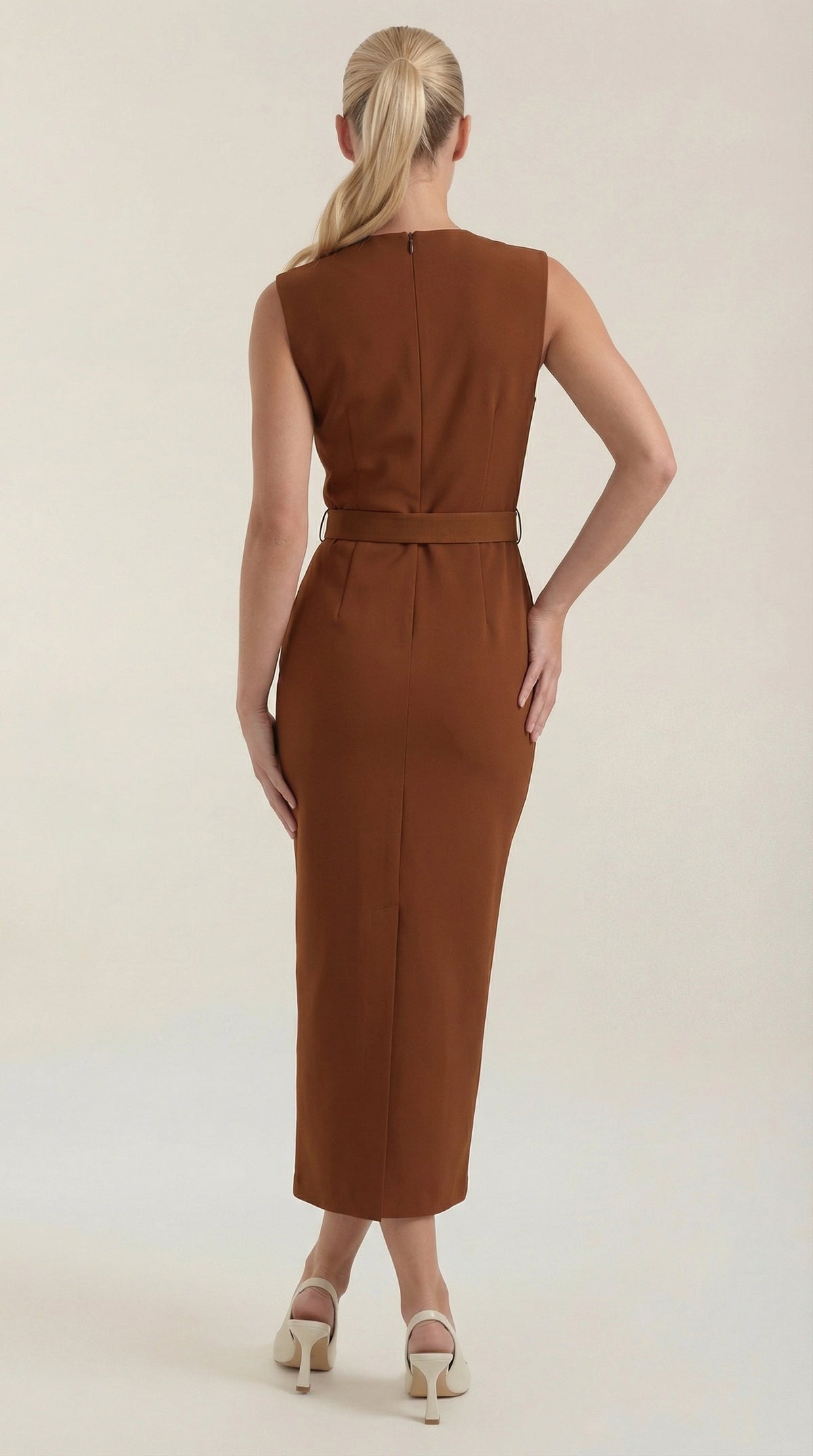 Arlene | Vestido Midi con Botones