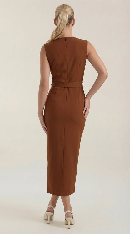 Arlene | Vestido Midi con Botones