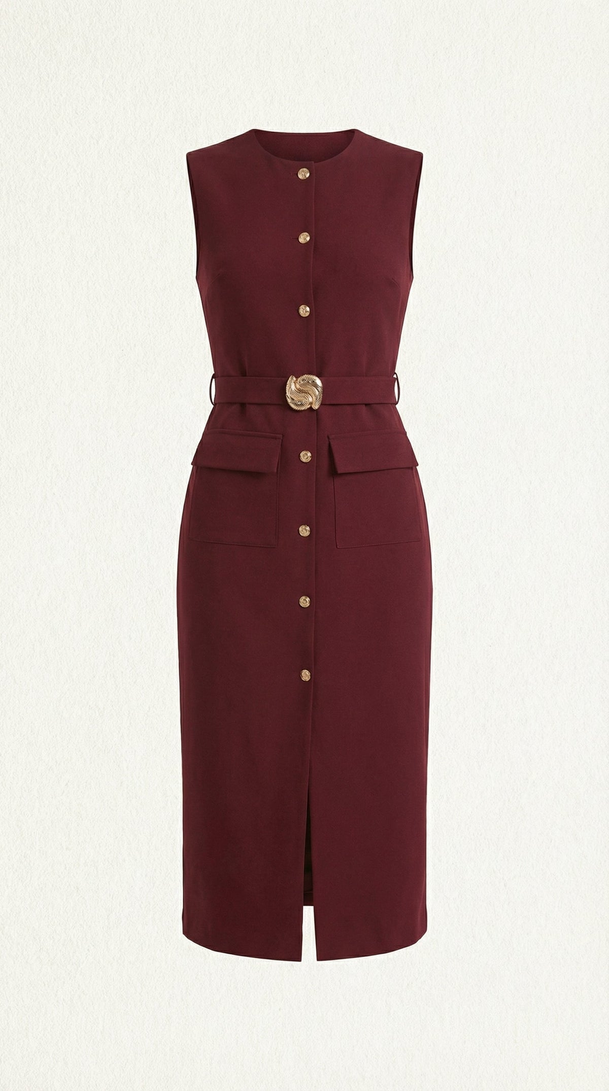 Arlene | Vestido Midi con Botones