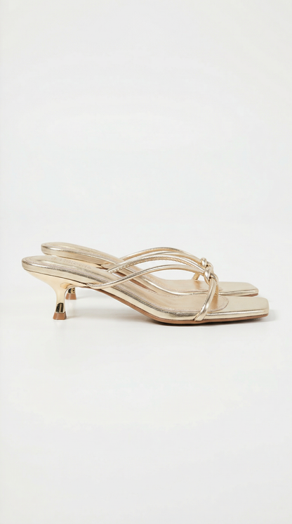 Christina | Sandalias de Tacón con Nudo