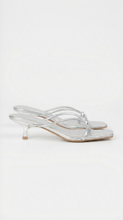 Christina | Sandalias de Tacón con Nudo