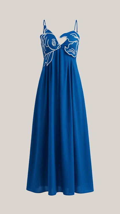 Deborah | Vestido Largo Bordado