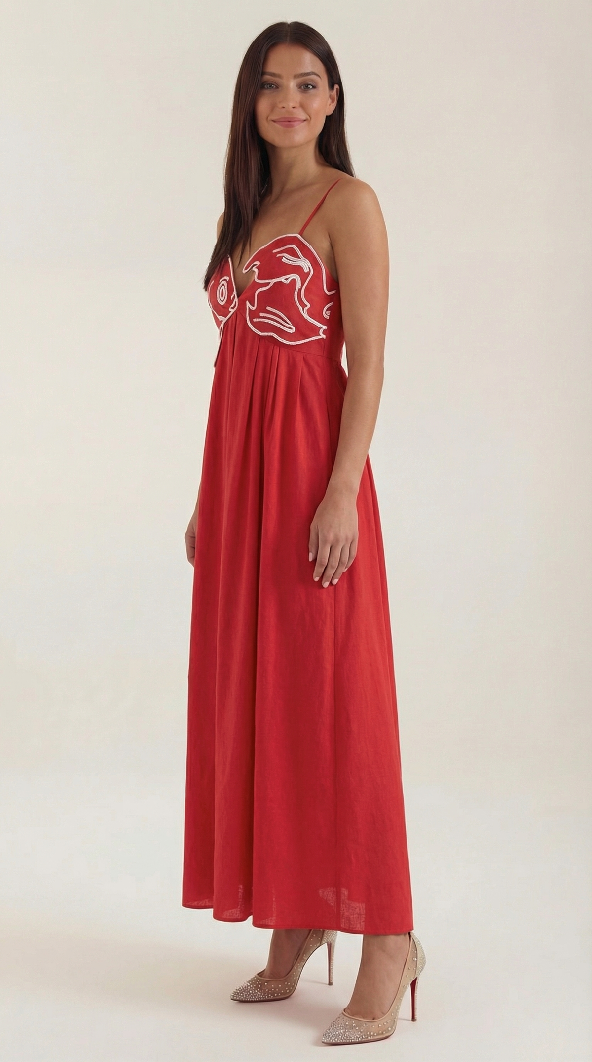 Deborah | Vestido Largo Bordado