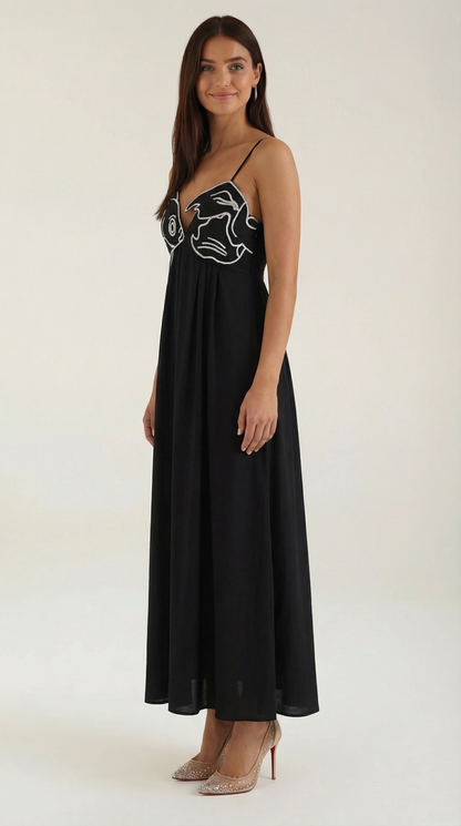 Deborah | Vestido Largo Bordado