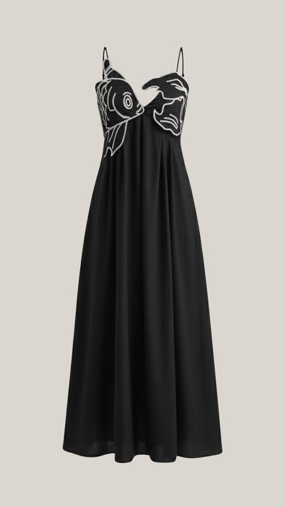 Deborah | Vestido Largo Bordado