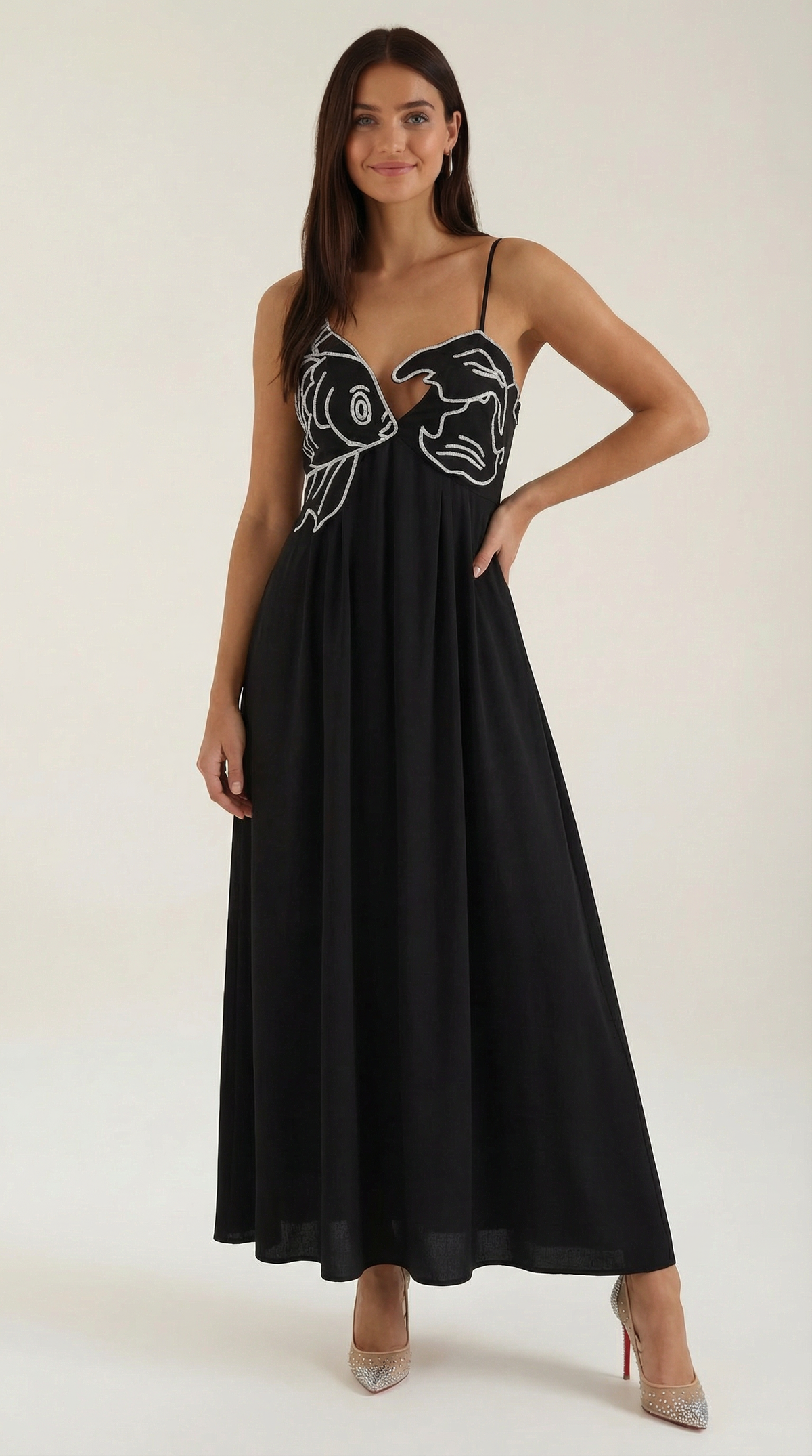 Deborah | Vestido Largo Bordado