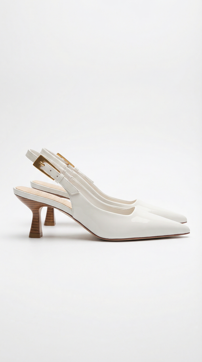 Elizabeth | Zapatos Slingback de Tacón Bajo