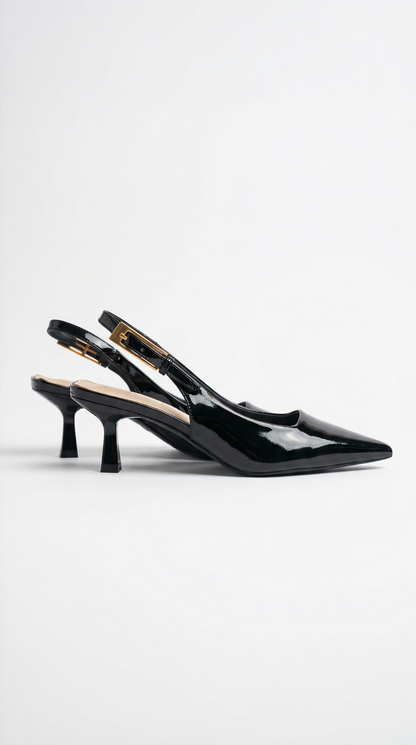 Elizabeth | Zapatos Slingback de Tacón Bajo